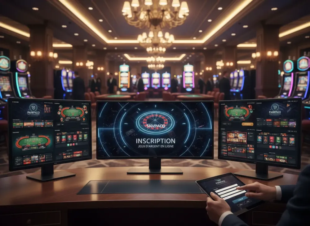 Pampago inscription dans les jeux d'argent en ligne